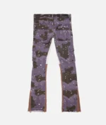 Valabasas Commander Purple Brown Stacked Jean (1)