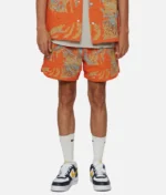 Valabasas Ghost Hands Orange Tapestry Shorts (2)