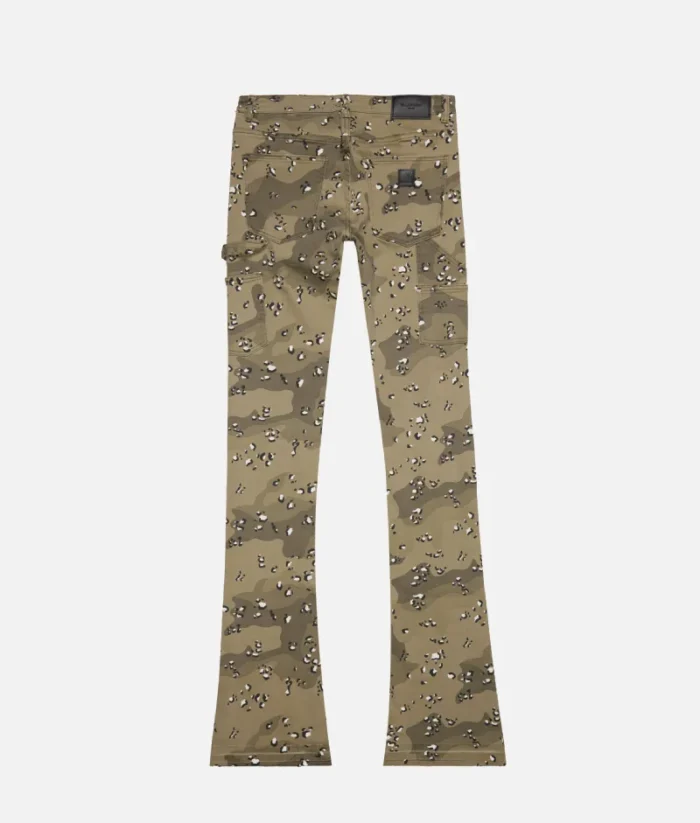 Valabasas Mr. Extendo Camo Stacked Jeans Flare (1)