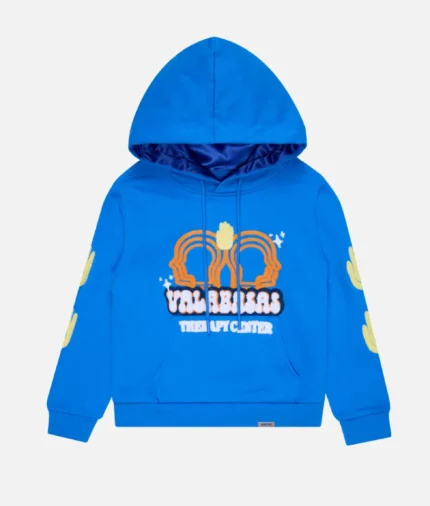 Valabasas Unity Carmine Blue Fleece Hoodie (2)